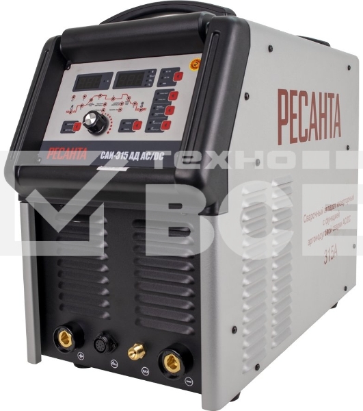 Сварочный аппарат Ресанта САИ-315АД инвертор MMA DC/TIG DC 13.8кВт