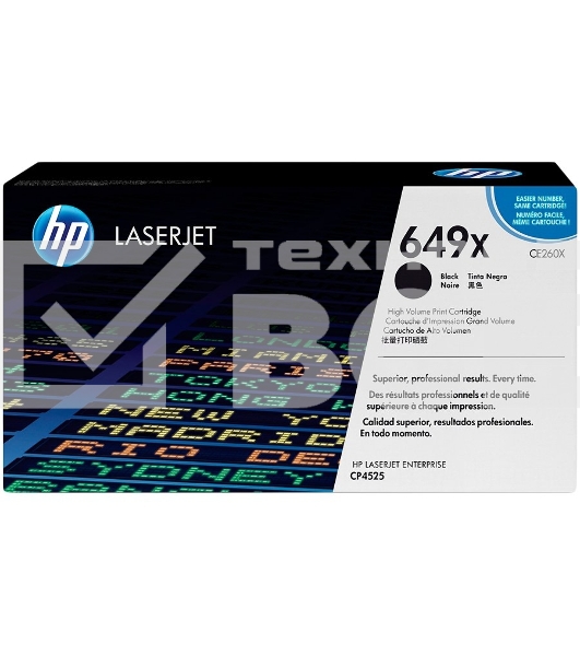 Картридж лазерный HP CE260X черный для CLJ CP4525 17000стр.