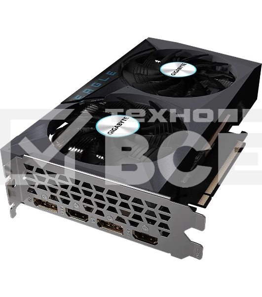 Видеокарта Gigabyte GV-N3050EAGLE OC-8GD PCI-E 4.0 128bit GDDR6 1792/14000 HDMIx2 DPx2 HDCP Ret