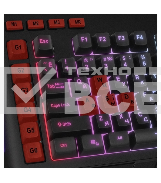 Игровая клавиатура SVEN KB-G9600 (USB, 120 кл, ПО, RGB-подсветка)
