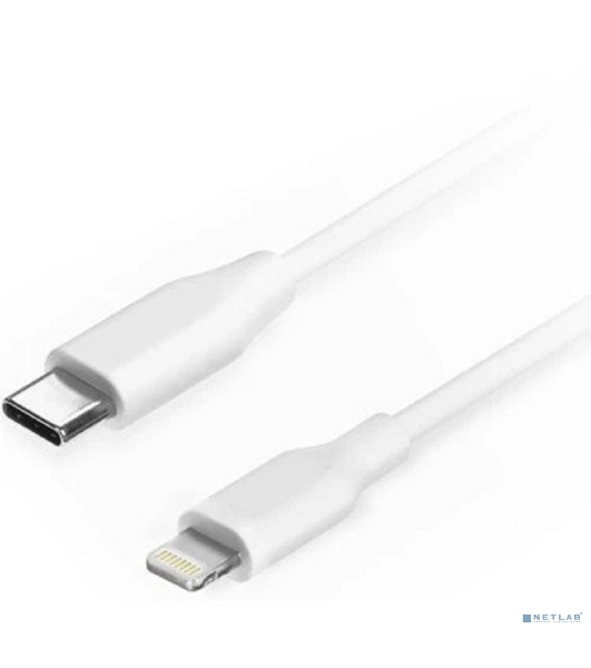 Кабель Filum USB 2.0, 1 м., белый, 3 А, разъемы: USB Type С male - Lightning male, пакет. (FL-C-U2-CM-LM-1M-W)