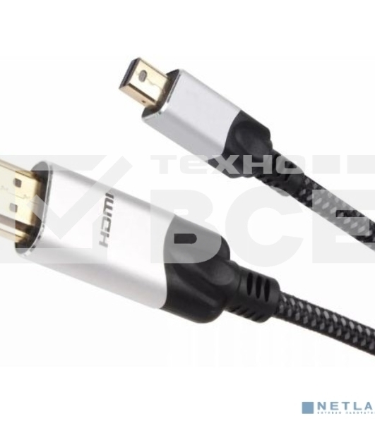 Кабель-переходник miniDisplayPort M-> HDMI M 4K@60Hz 1.8m VCOM