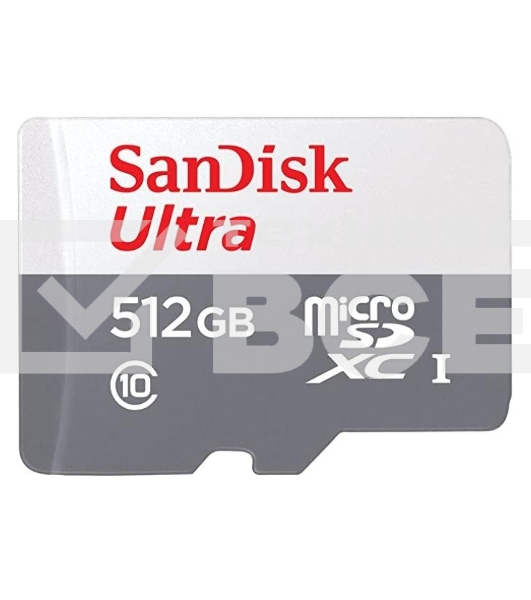 Карта памяти SANDISK MICRO SDXC 512GB UHS-I SDSQUNR-512G-GN3MN