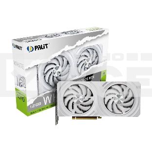 Видеокарта Palit RTX4070 DUAL WHITE NVIDIA GeForce RTX 4070 12Gb 192bit GDDR6X PCI-E 4.0 1920/21000 HDMIx1 DPx3 HDCP Ret