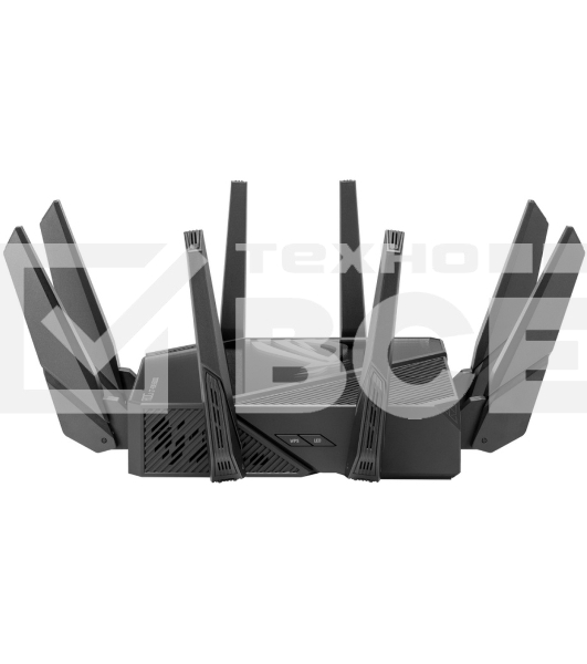 Роутер ASUS ROG GT-AXE16000 802.11 a/b/g/n/ac/ax до 1148 + 4804Мбит/c, 2,4 + 5 гГц, 8 антенн, USB, GBT LAN ; 90IG06W0-MU2A10