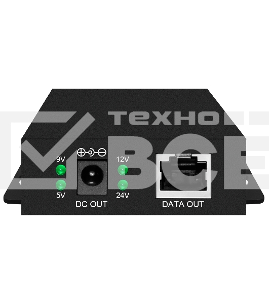 PoE-сплиттер Gigabit Ethernet с функцией выбора напряжения на 5/9/12/18V. Соответствует стандартам PoE IEEE 802.3af/at. Предназначен для питания оконечных сетевых устройств, не поддерживающих PoE. Порты: вх. - RJ45(10/100/1000 Base-T, IEEE 802.3af/at), вы