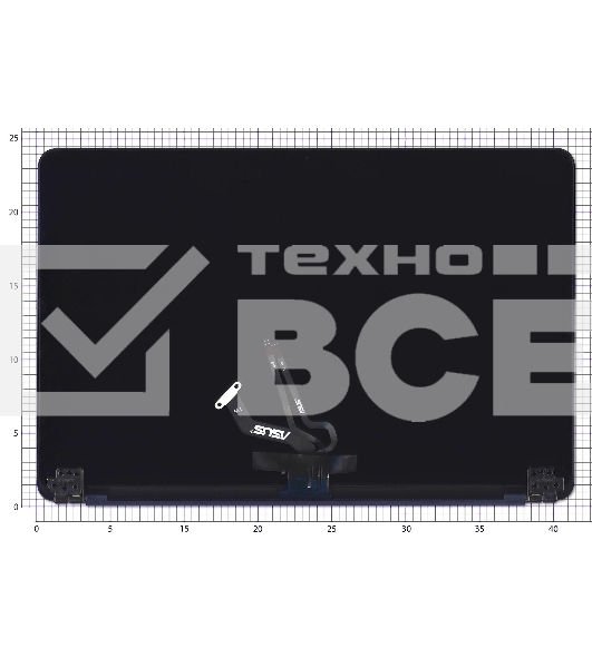 Крышка для Asus Zenbook UX550VD FHD с тачскрином синяя