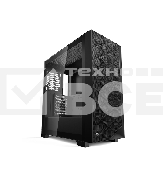 Компьютерный корпус  PCCooler C3D510 BK ARGB, Tempered Glass Full Tower, Black, TG, 0.7 SPCC, 3x120mm ARGB E-ATX, ATX, mATX, mITX 170/390/410mm 2x2.5