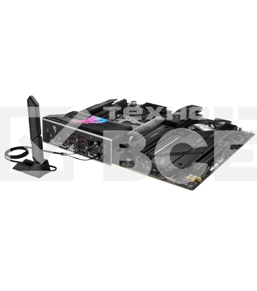 Материнская плата ASUS ROG STRIX X870E-E GAMING WIFI, AM5, AMD X870E, 4xDDR5, 4xSATA, 5xM.2, 1xPCI-E 5.0 x16, 1xPCI-E 4.0 x4, 1xHDMI, 1xUSB-C 3.2 Gen 2, 1xUSB-C 3.2 Gen 2x2, 2xUSB-C 4.0, 1x 5Gb LAN, 9xUSB-A 3.2 Gen 2, 2x3.5 мм, TOSLINK, 1xWi-Fi 7, ATX