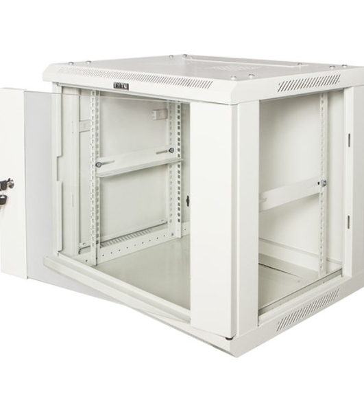 Шкаф настенный серии Pro, 12U 600x450, стеклянная дверь