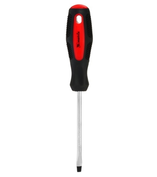 Отвертка Matrix Anti-Slip, SL5,0 х 100 мм, CrV, двухкомп. рукоятка