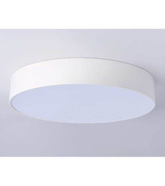 Потолочный светодиодный светильник Ambrella light FV5527 WH белый LED 45W 3000K D400*58 (Без ПДУ)