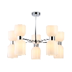 Люстра Ambrella light LH56083/10 СH/FR хром/белый матовый E14*10 max 40W D700*510, фото9