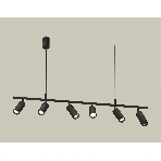 Светильник Ambrella light XB9006130/6 SBK/PBK черный песок/черный полированный MR16 GU5.3 (С9006, С6302, A2061, N6121), фото3