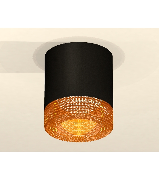 Светильник Ambrella Light XS7402014 SBK/CF черный песок/кофе MR16 GU5.3 (C7402, N7195)