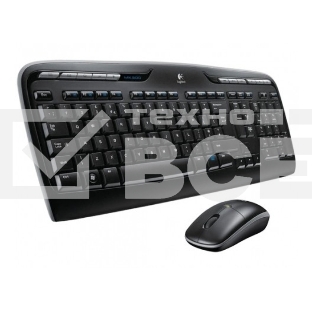 Клавиатура + мышь Logitech MK330 клав:черный мышь:черный USB беспроводная Multimedia