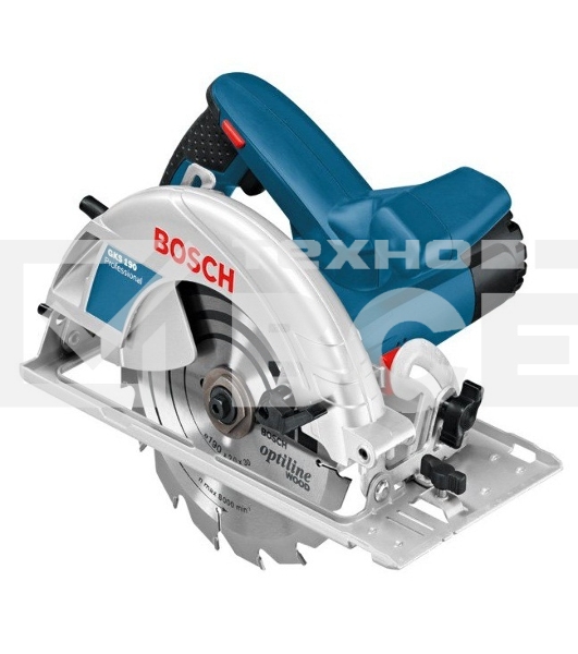 Пила дисковая Bosch GKS 190 0601623000 {1200 Вт, 190х30мм, 66мм, 4,2кг, коробка}