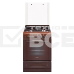 Плита газовая Gefest ПГ 6100-03 0003 коричневый, конфорок 4 шт, духовка 52 л, 60 см x 85 см x 60 см, фото 1