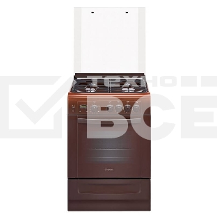 Плита газовая Gefest ПГ 6100-03 0003 коричневый, конфорок 4 шт, духовка 52 л, 60 см x 85 см x 60 см