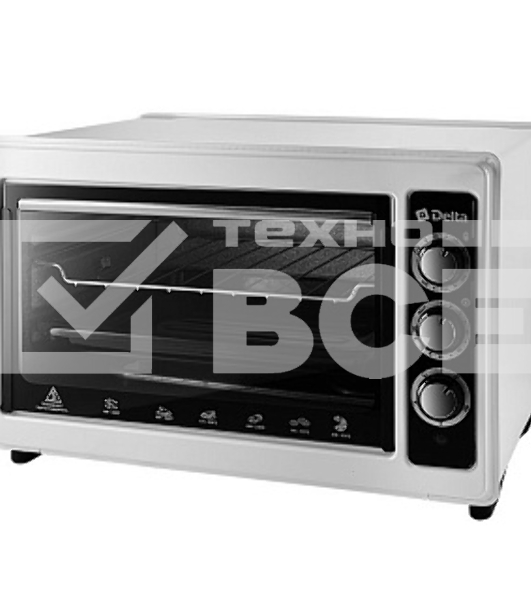 Мини-печь Delta D-0123 белая с тэном повыш мощности,1300 Вт, 37 л