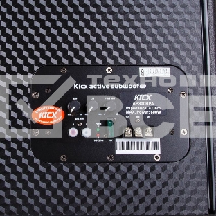 Сабвуфер автомобильный Kicx AP300BPA 300Вт активный (30см/12