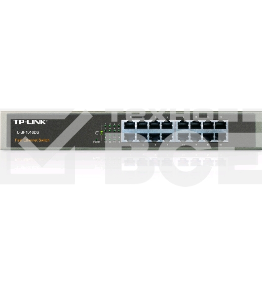 Сетевой коммутатор TP-Link SMB TL-SF1016DS Коммутатор неуправляемый 16 ports 10/100 Мбит/с