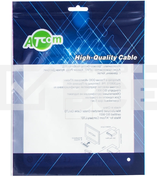 Кабель ATCOM HDMI-HDMI 1M AT3780
