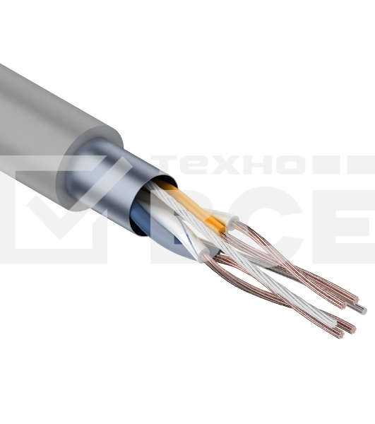 Кабель витая пара Rexant FTP 2PR 24AWG, CAT5e STRANDED (бухта 305 м)
