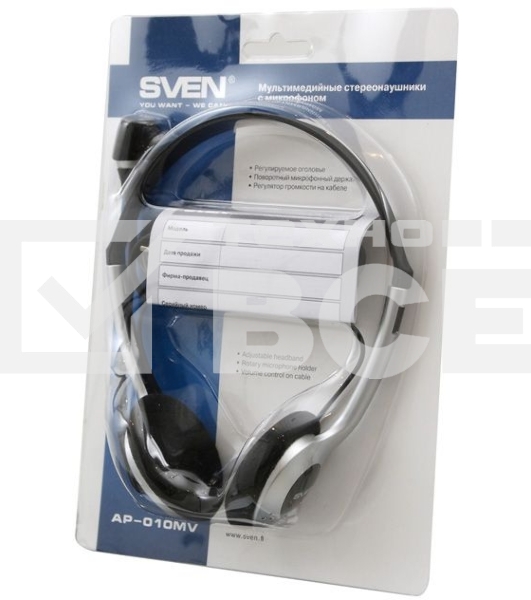 Наушники SVEN AP-010MV Наушники с микрофоном