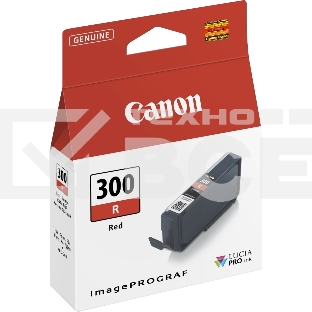 Картридж струйный Canon PFI-300 R EUR/OCN красный (920 стр.) для Canon imagePROGRAF PRO-300