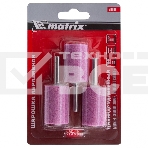 Шарошка абразивная Matrix, цилиндр удлин., 25 x 38 мм, хвостовик 6 мм, F46, 3шт., фото2