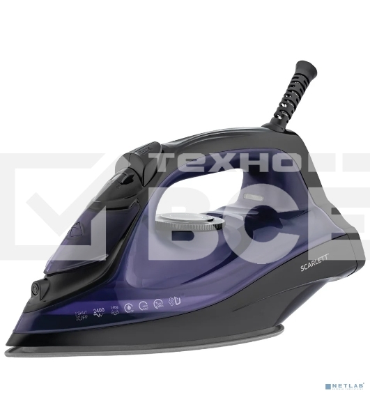Утюг Scarlett SC-SI30K57 2400Вт черный/фиолетовый
