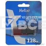 Флеш диск USB Drive Netac U182 Red USB3.0 128GB, retail version, фото3