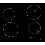 Встраиваемая электрическая панель Samsung NZ64T3506AK/WT 575x505x55 мм, стеклокерамика, 4 конфорки, скошенная рамка,сенсорное управление, светодиодный LED-дисплей, защита от детей, черный, фото 1