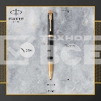 Ручка роллер Parker IM Premium T323 (CW1931660) Black GT F черн. черн. подар.кор., фото5