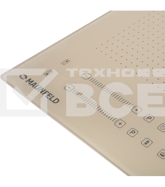 Индукционная варочная панель Maunfeld CVI292S2FBG Inverter независимая, бежевый