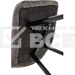 Стул для дома Бюрократ CH-K1_4 комплект 4 шт т. серый Holland 18 металл черный на ножках (CH-K1_1/HL18_4), фото3