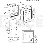 Встраиваемый духовой шкаф Electrolux EOF5H50BX, Электрический духовой шкаф с конвекцией, приготовление на пару, объем 65 л, 8 режимов, очистка каталитическая, 2 стекла в дверце, направляющие проволочные, нержавеющая сталь, фото 1