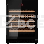 Винный шкаф KUPPERSBERG RBW 85, встраиваемый, High-Tech, объем 135 л, вместимость 54 бутылки, диапазон температуры 5-20 градусов, механическое открытие двери, 5 полок из бука, LCD дисплей, уровень шума 40 дБ, черный, фото8