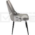 Стул для дома Бюрократ CH-K4_2 комплект 2 шт т. серый Holland 18 металл черный на ножках, фото6