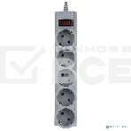 Сетевой фильтр Perfeo (PF_A4715) 'POWERX' - 5 роз - 1,8 м - серый, фото 1