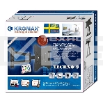 Кронштейн для телевизора Kromax TECHNO-3 белый 15'-40' макс.20кг настенный поворот и наклон, фото 1