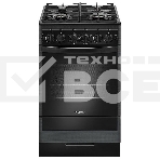 Плита газовая Gefest ПГ 5500-02 0115 черный, конфорок 4 шт, духовка 52 л, 50 см x 85 см x 58.5 см, фото 1