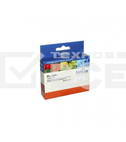 Картридж струйный PL-1281 для принтеров Epson StylusS22/SX125/SX130/SX420W/SX425W/Office BX305F/BX305FW Black пигментные ProfiLine