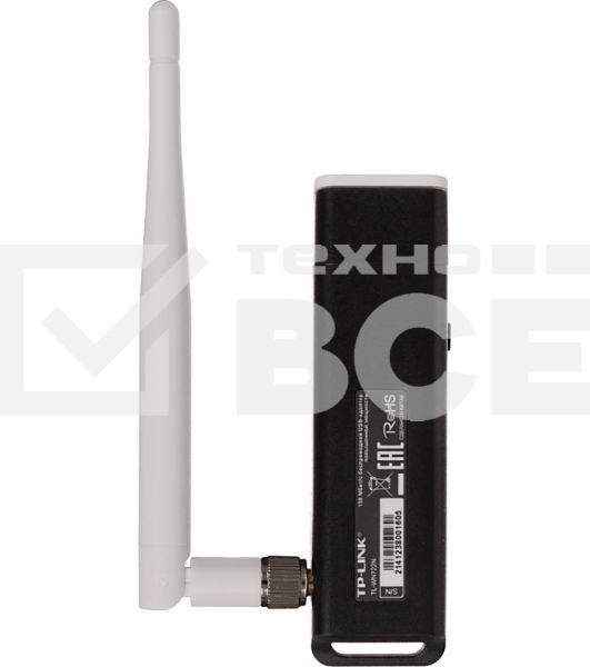 Адаптер TP-Link SOHO TL-WN722N 150Mbps High Gain Wireless N USB Adapter with Cradle, 1T1R, 2.4GHz, 802.11n/g/b, 1 detachable antenna