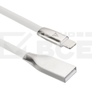 Кабель USB ACD-Infinity Lightning ~ USB-A TPE, 1.2м, белый (ACD-U922-P5W)