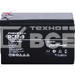 Батарея SS CyberPower RC 12-9 / 12 В 9 Ач Battery CyberPower Standart series RC 12-9 / 12V 9 Ah, фото 1