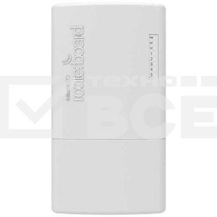 Сетевое оборудование Mikrotik RB960PGS-PB Роутер 5х Ethernet, 1x SFP, раздача POE