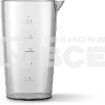 Блендер погружной Philips HR2543/90, 700Вт, 1 скорость, турбо режим, стакан для взбивания, венчик, измельчитель, цвет черный, фото4