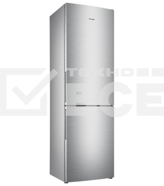 Холодильник Atlant ХМ-4624-141 нержавеющая сталь двухкамерный 228/119л морозилка снизу